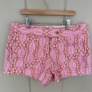 J. Crew Size 0 Multicolored 4" Stretch Chino Short